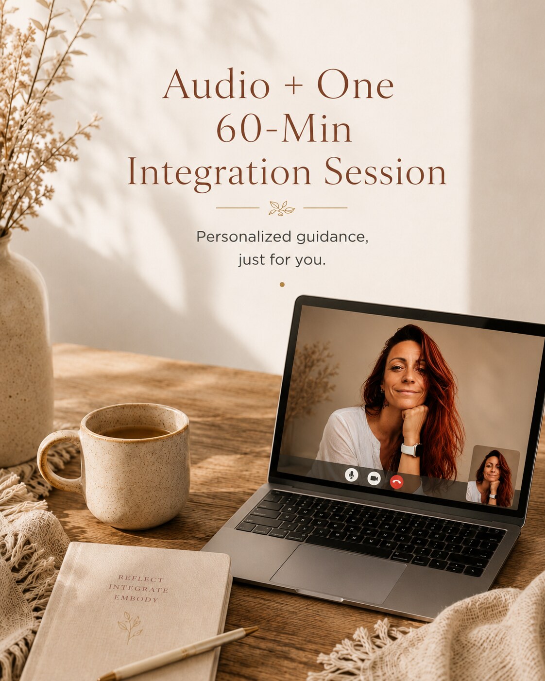 Here Again Guided Integration experience with one private 60-minute session with Alexandra
